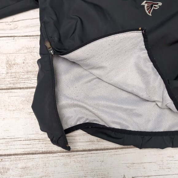 Reebok NFL Equipment Atlanta Falcons Quarter Zip Windbreaker Men Size Medium - Picture 3 of 6